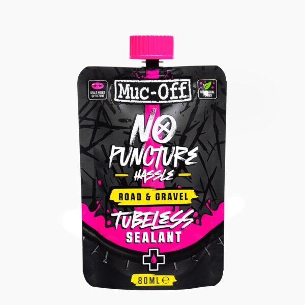 Muc-Off No Puncture Road & Gravel Tubeless sealant - 80ml